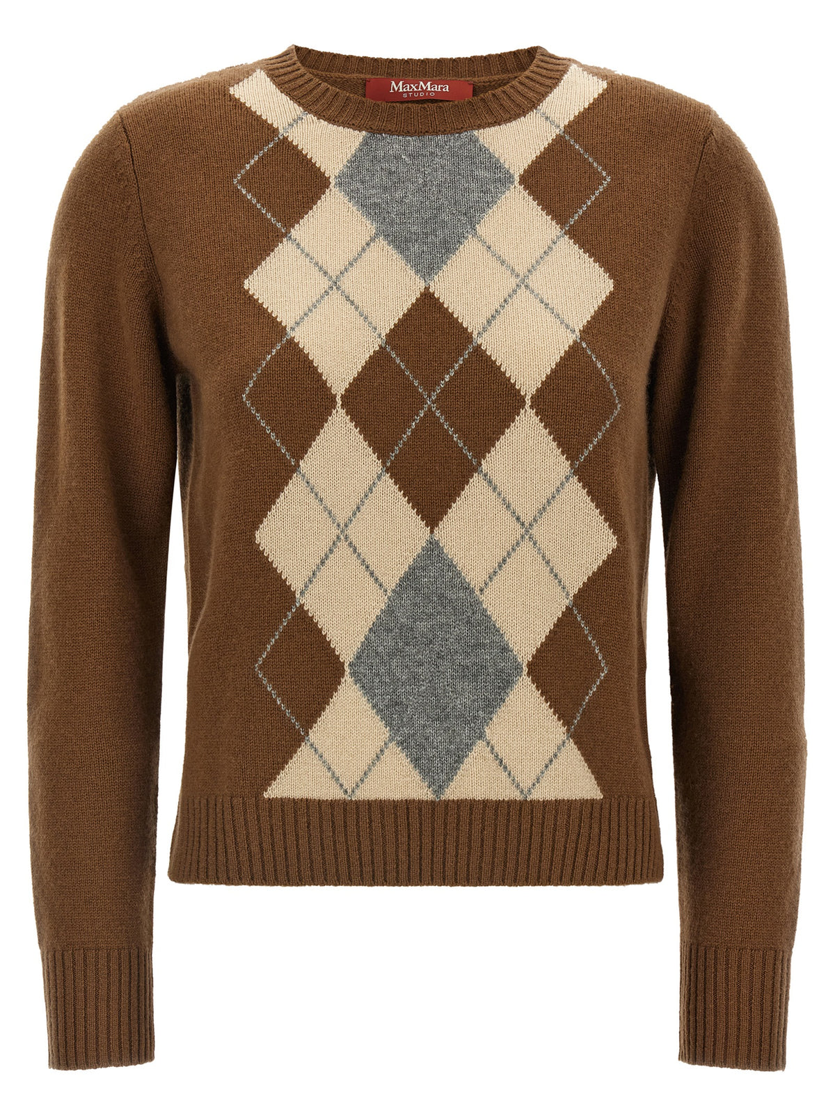 Brown Wool Cardigan