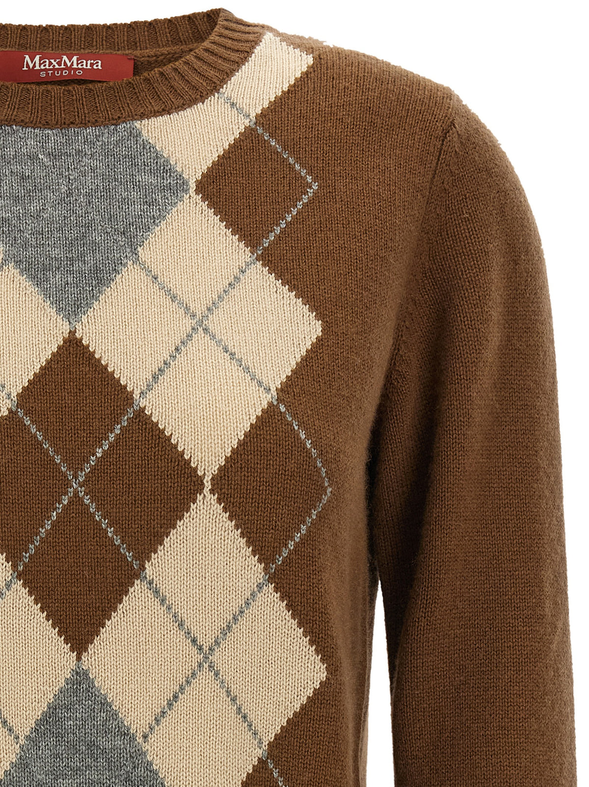Brown Wool Cardigan