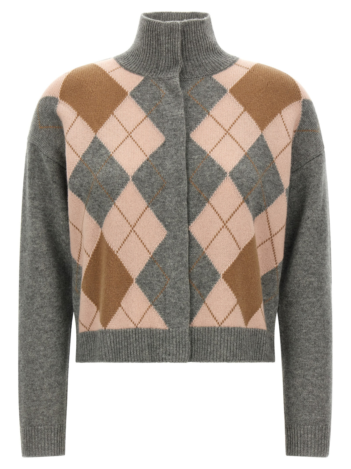Gray Wool Cardigan
