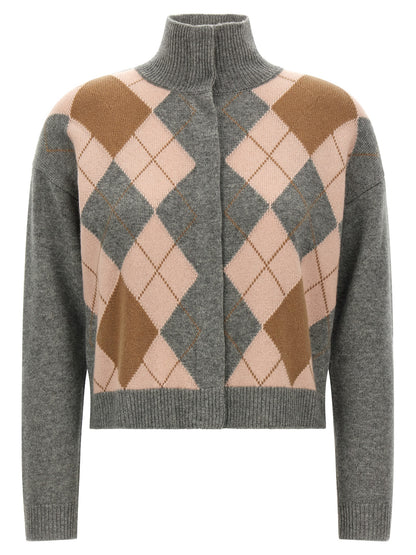 Gray Wool Cardigan