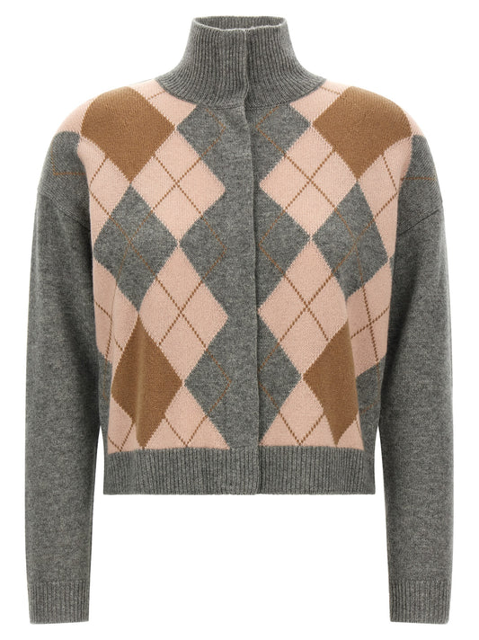 Gray Wool Cardigan