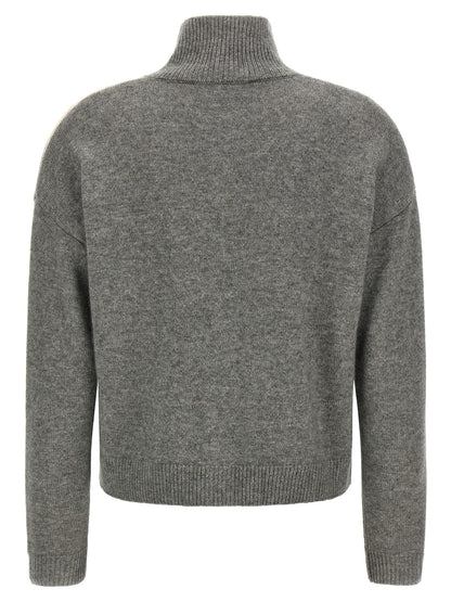 Gray Wool Cardigan