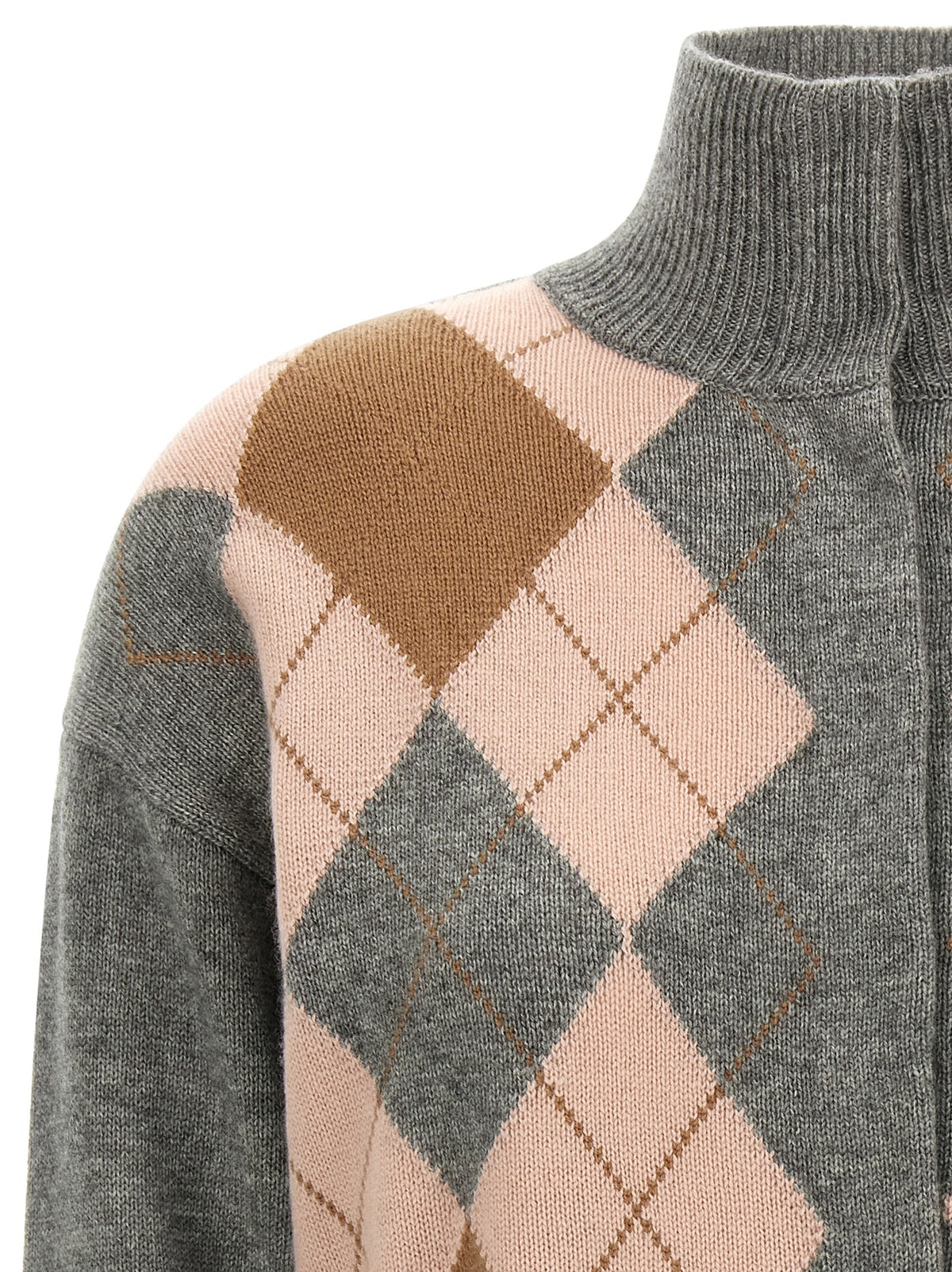 Gray Wool Cardigan