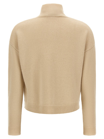 Beige Wool Cardigan