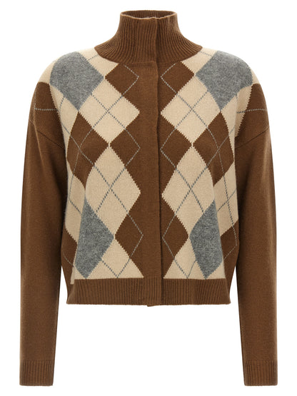 Brown Wool Cardigan