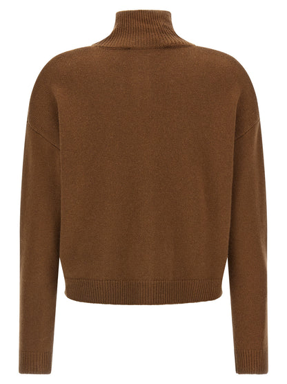 Brown Wool Cardigan