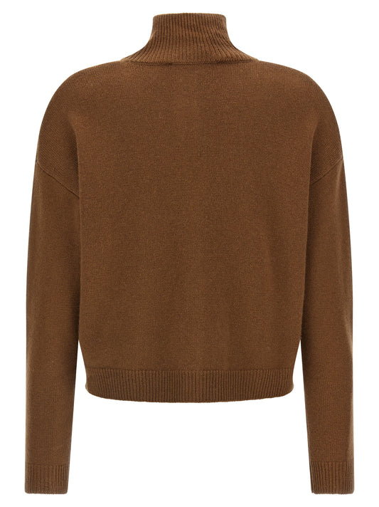 Brown Wool Cardigan