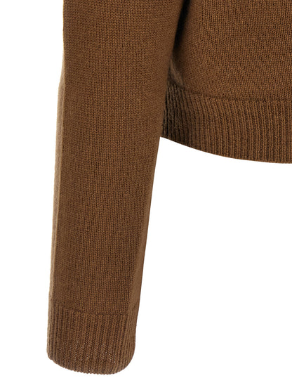 Brown Wool Cardigan