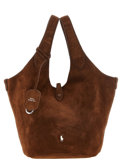 Brown Cowhide Tote Bag