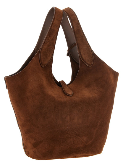 Brown Cowhide Tote Bag