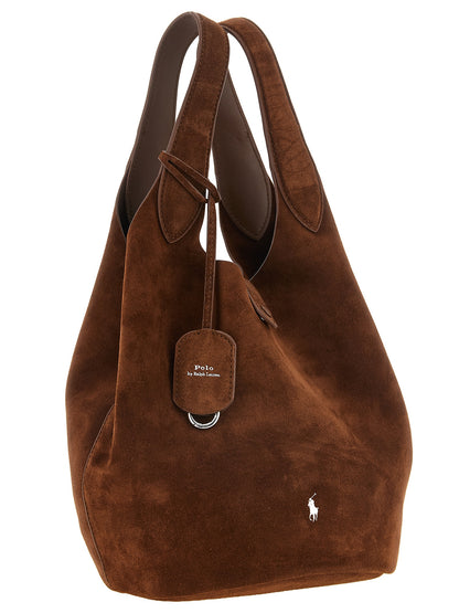 Brown Cowhide Tote Bag