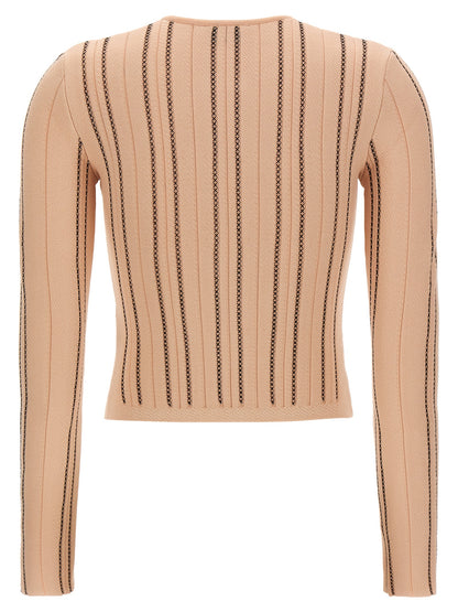 Multicolor Viscose Cardigan