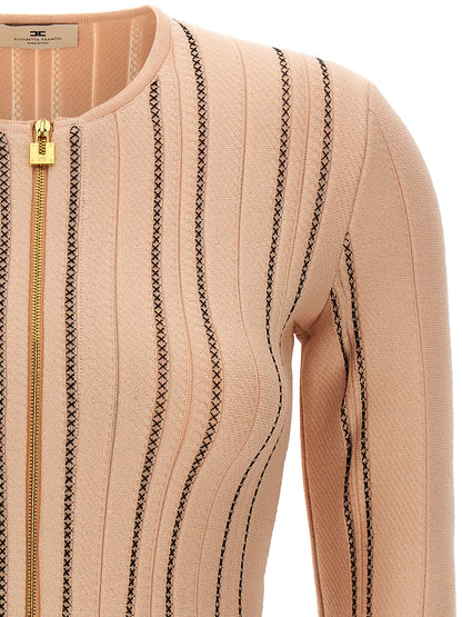 Multicolor Viscose Cardigan