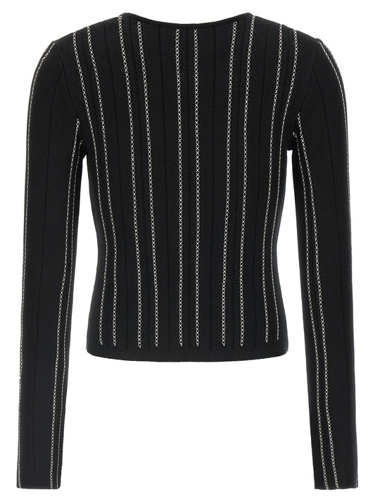 Black Viscose Cardigan