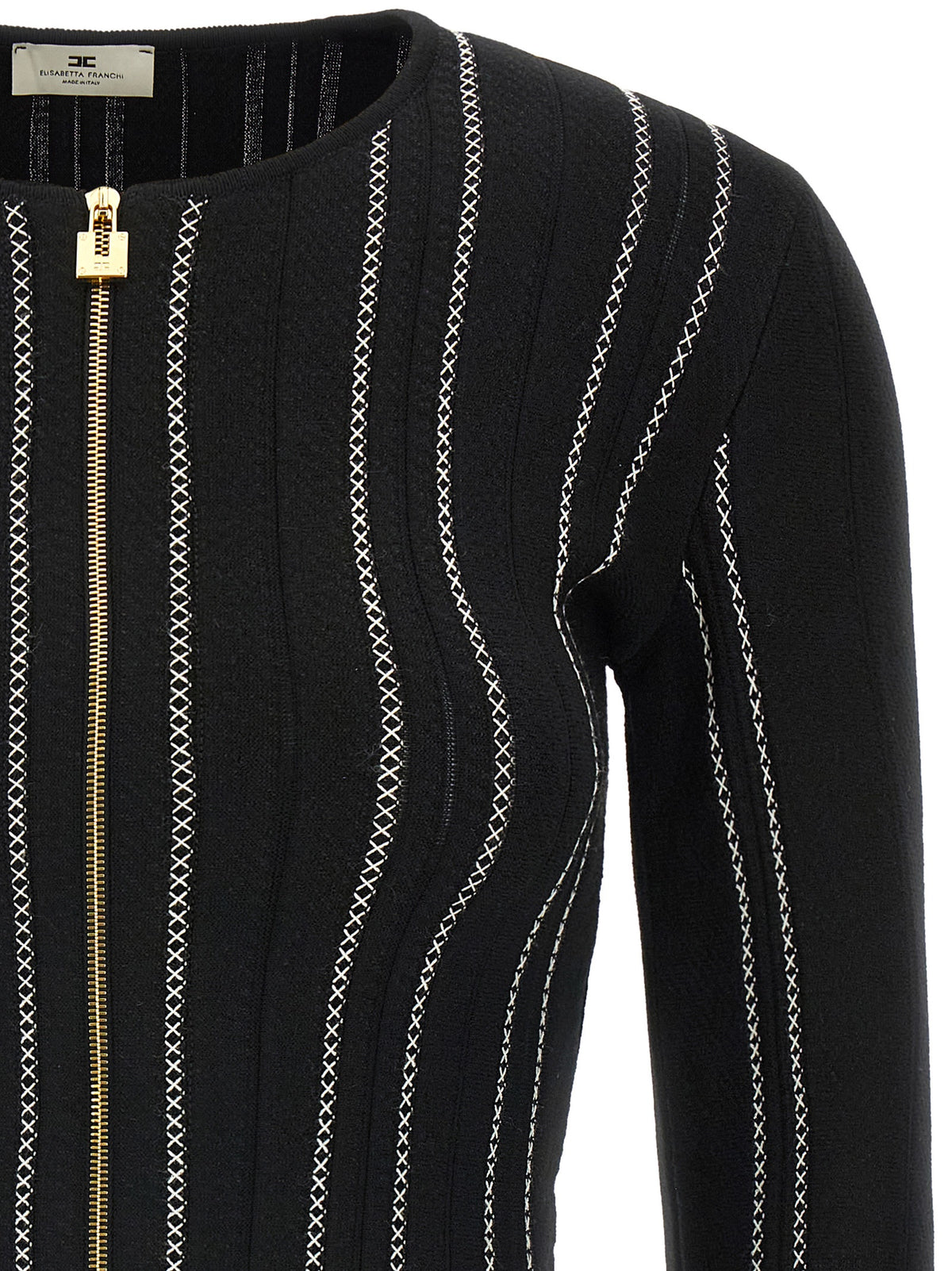 Black Viscose Cardigan