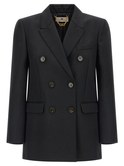 Black Virgin Wool Blazer