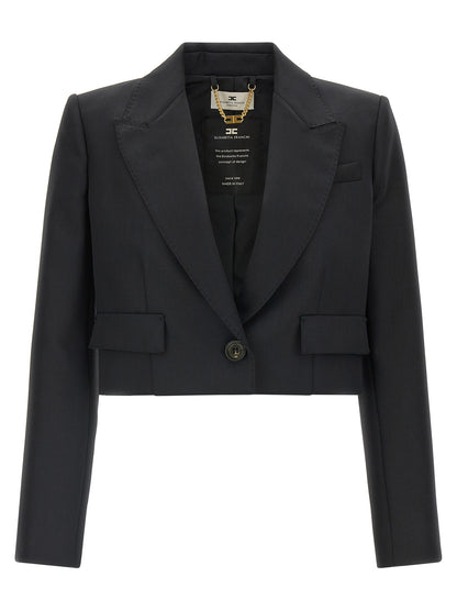 Black Virgin Wool Blazer