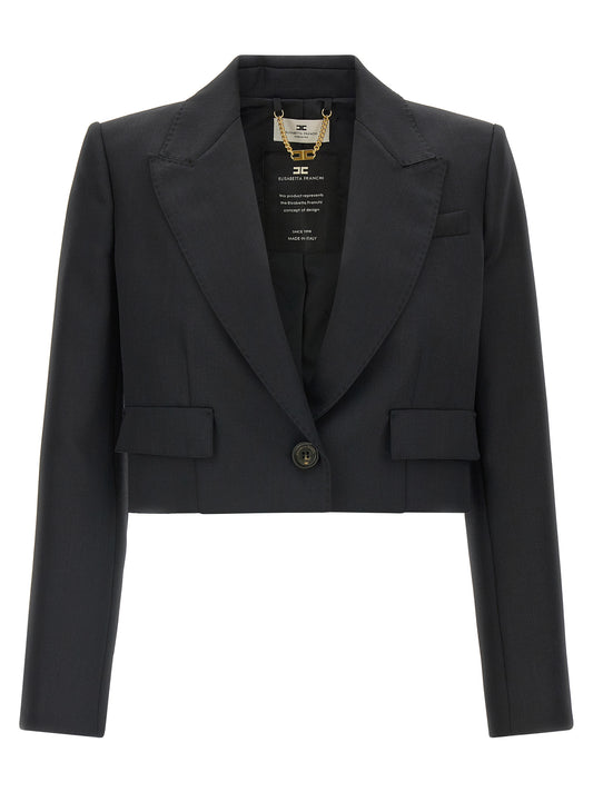Black Virgin Wool Blazer