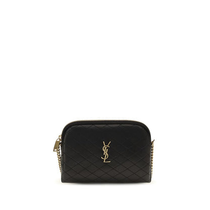 Black Calf Leather Bos Taurus Shoulder Bag