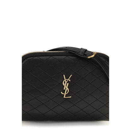 Black Calf Leather Bos Taurus Shoulder Bag