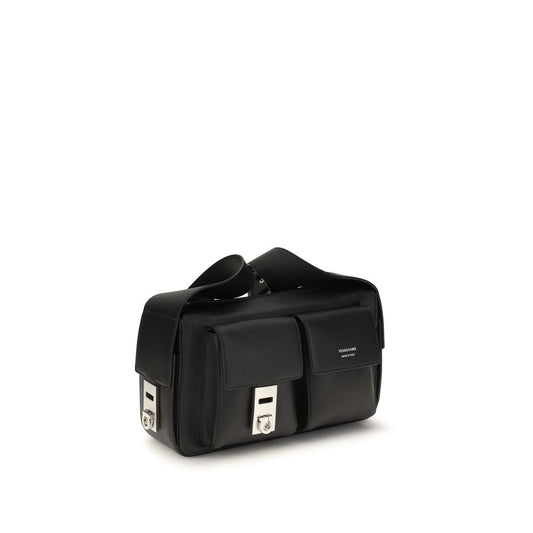 Black Calf Leather Bos Taurus Shoulder Bag