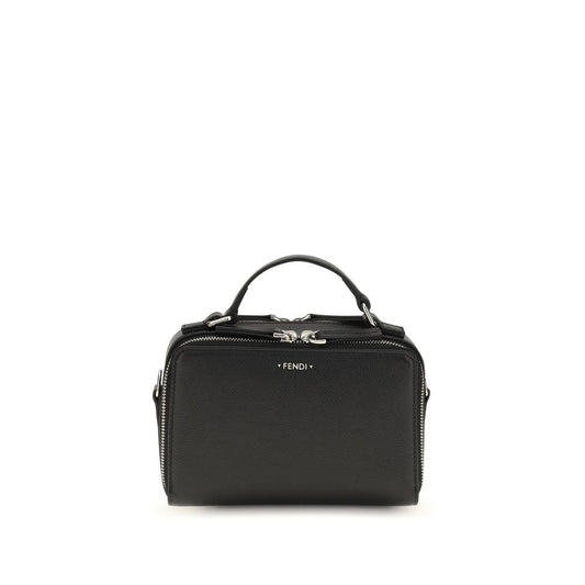 Black Calf Leather Bos Taurus Handbag