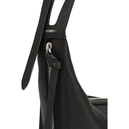 Black Calf Leather Bos Taurus Shoulder Bag