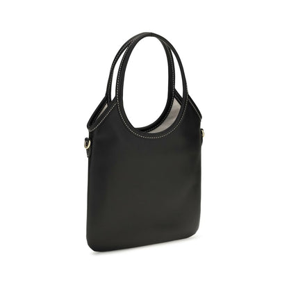 Black Calf Leather Bos Taurus Handbag