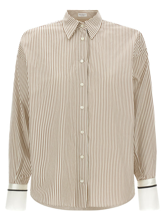 Beige Cotton Blouse