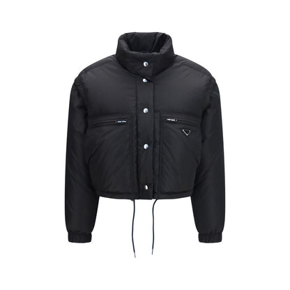 Black Goose Down Full-Length Jacket