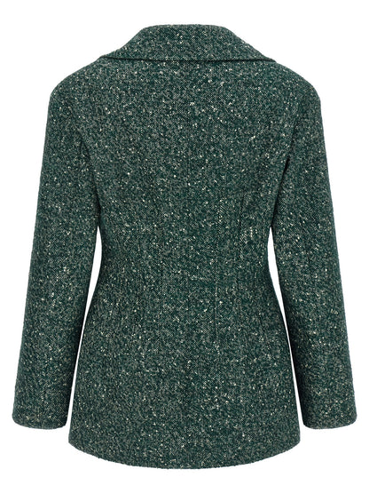 Bicolor Virgin Wool Blazer