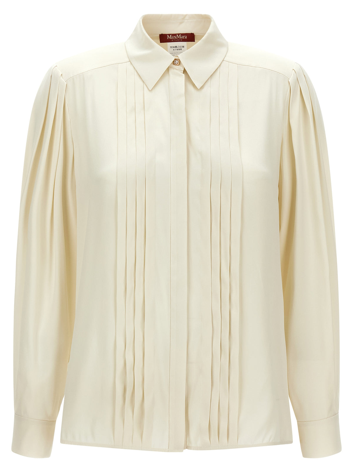 White Silk Blouse