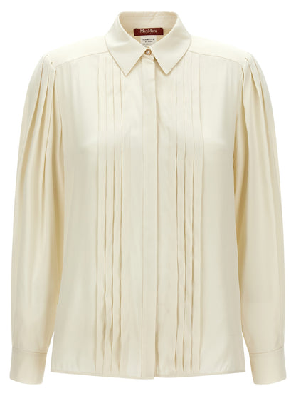 White Silk Blouse