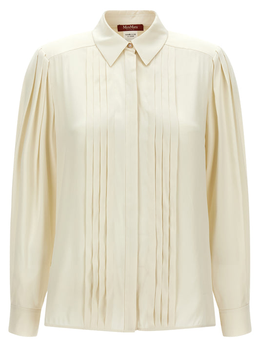 White Silk Blouse