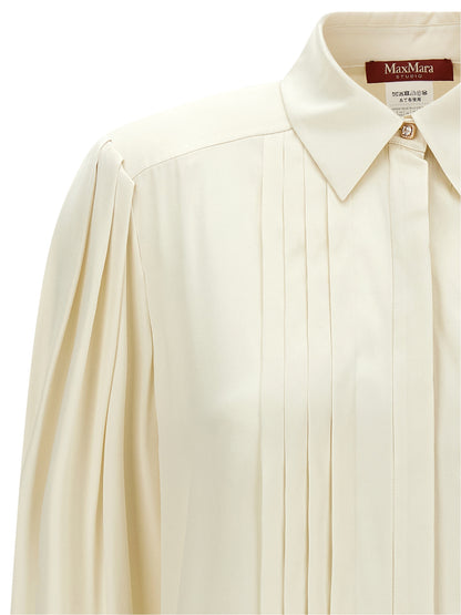 White Silk Blouse
