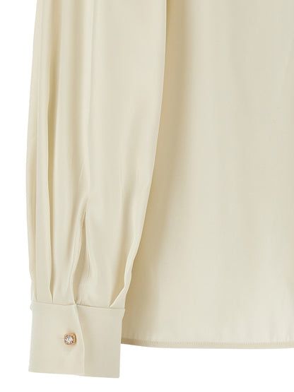 White Silk Blouse