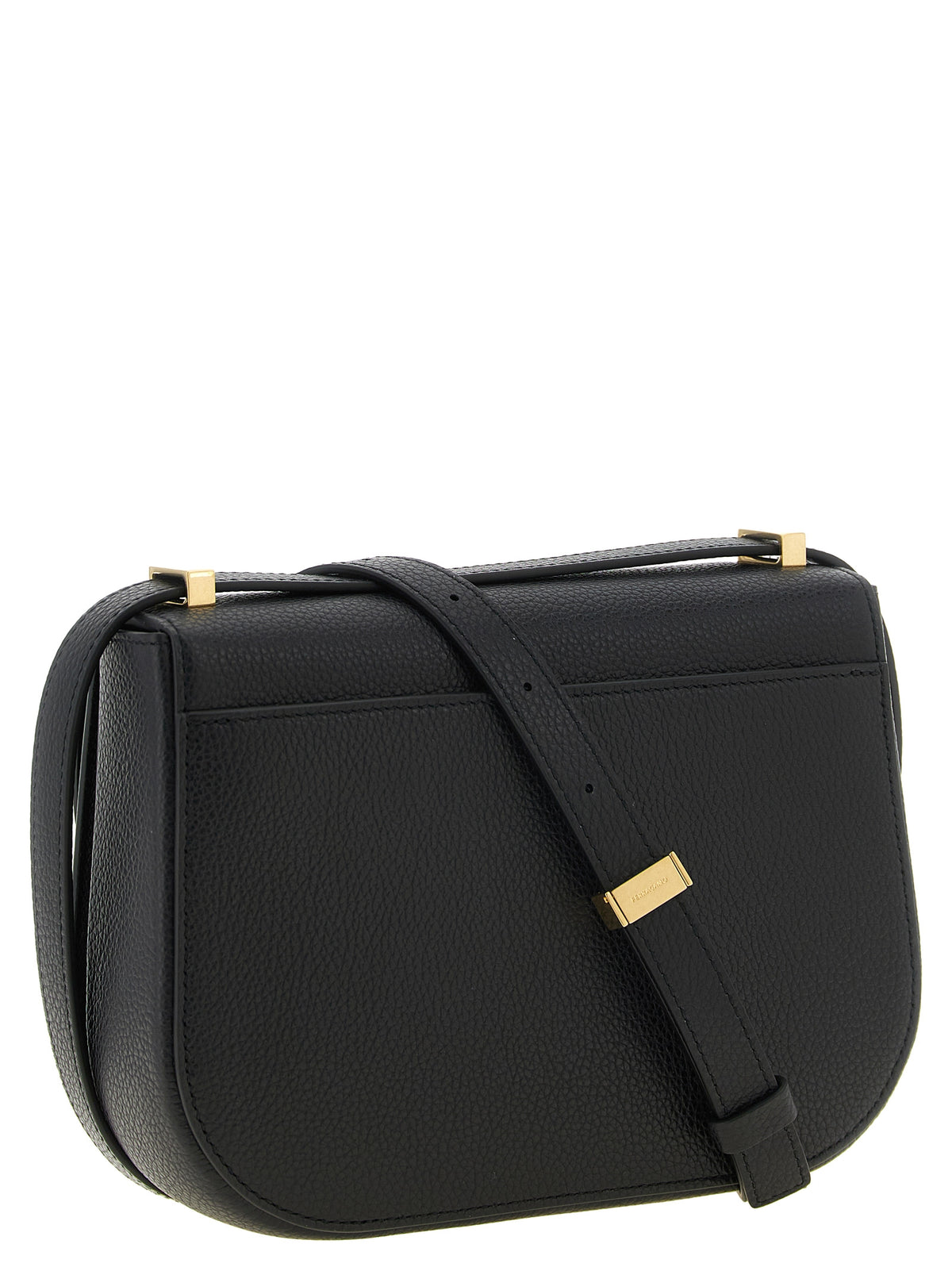 Black Calfskin Crossbody Bag