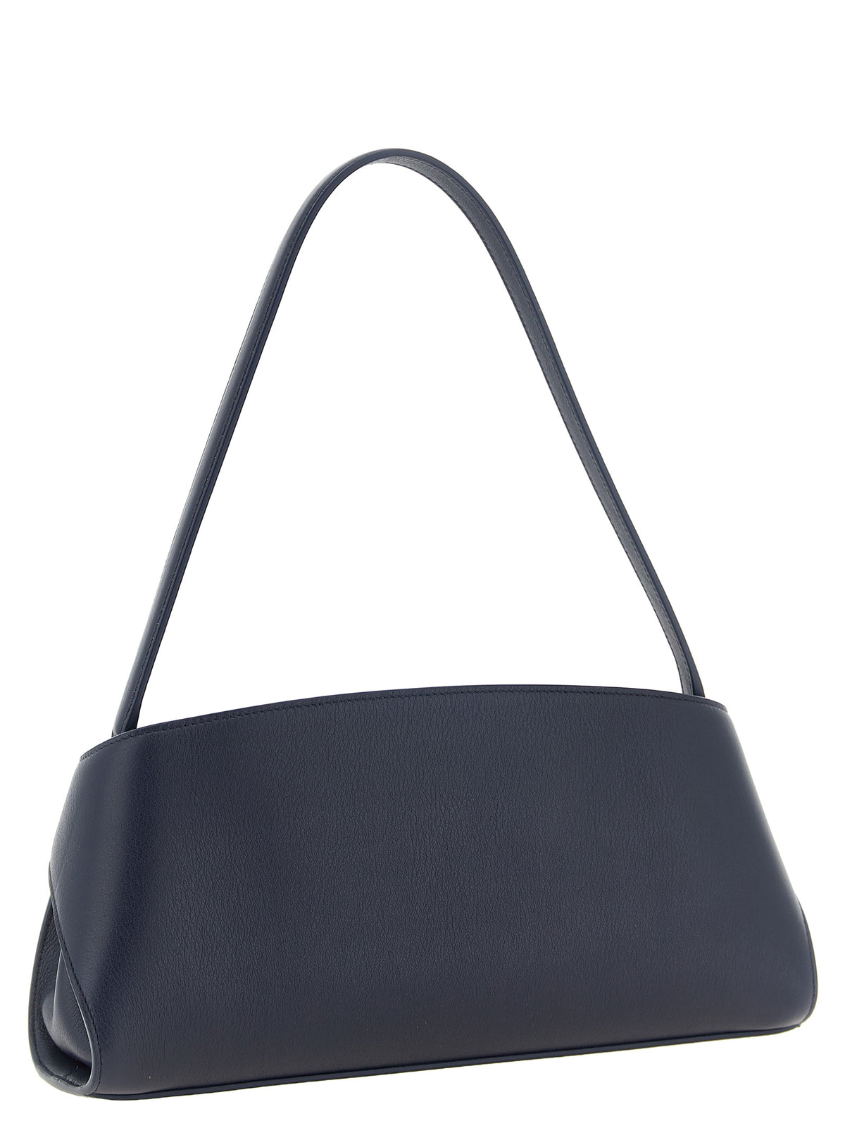 Blue Calfskin Shoulder Bag
