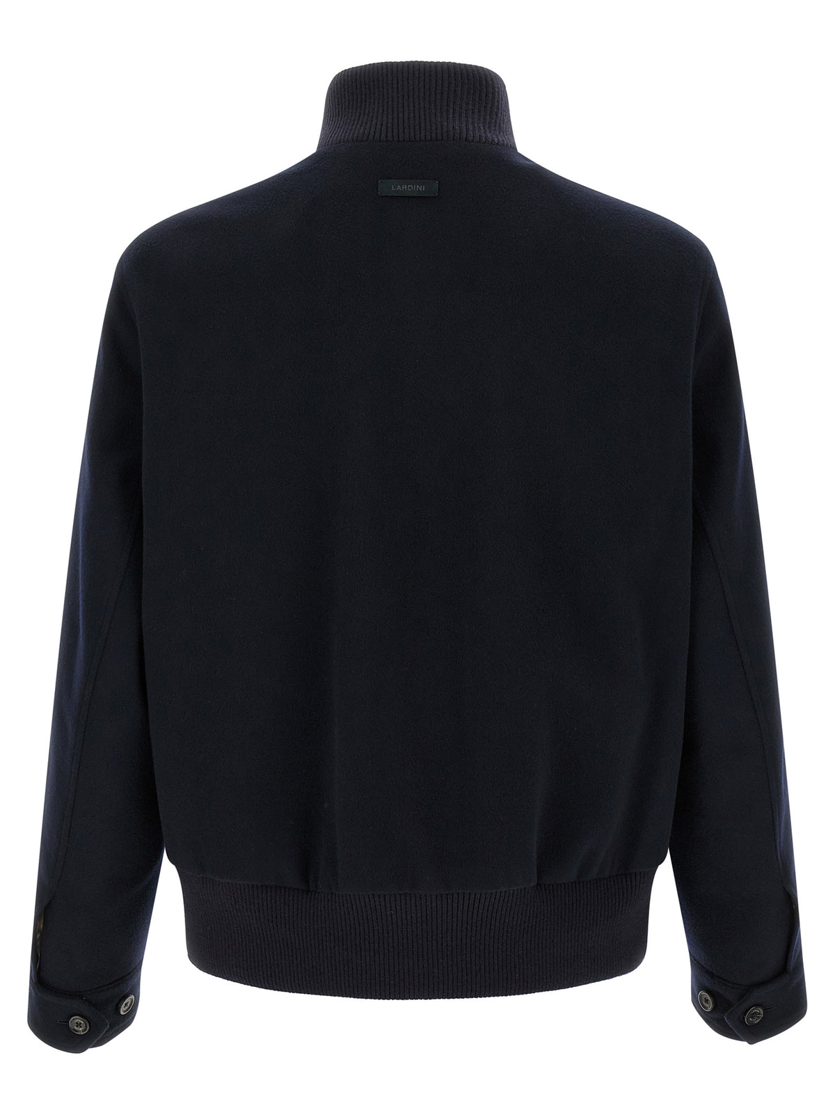 Blue Virgin Wool Full-Length Jacket