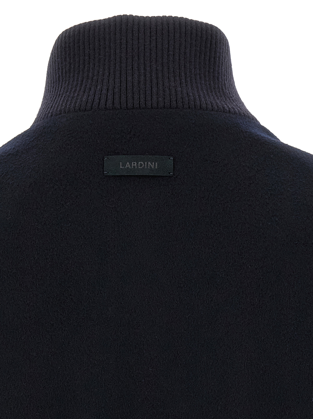 Blue Virgin Wool Full-Length Jacket