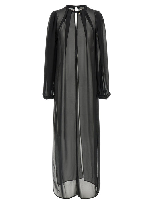 Black Polyester Blouse