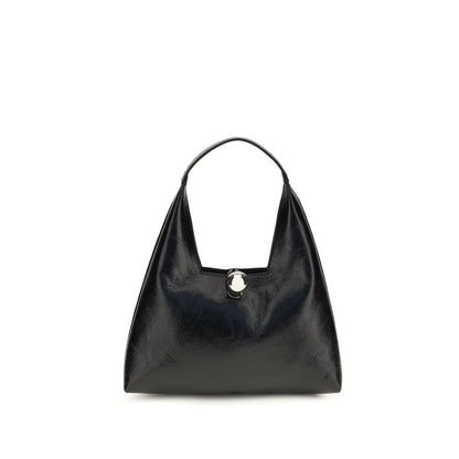 Black Calf Leather Bos Taurus Shoulder Bag