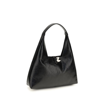 Black Calf Leather Bos Taurus Shoulder Bag