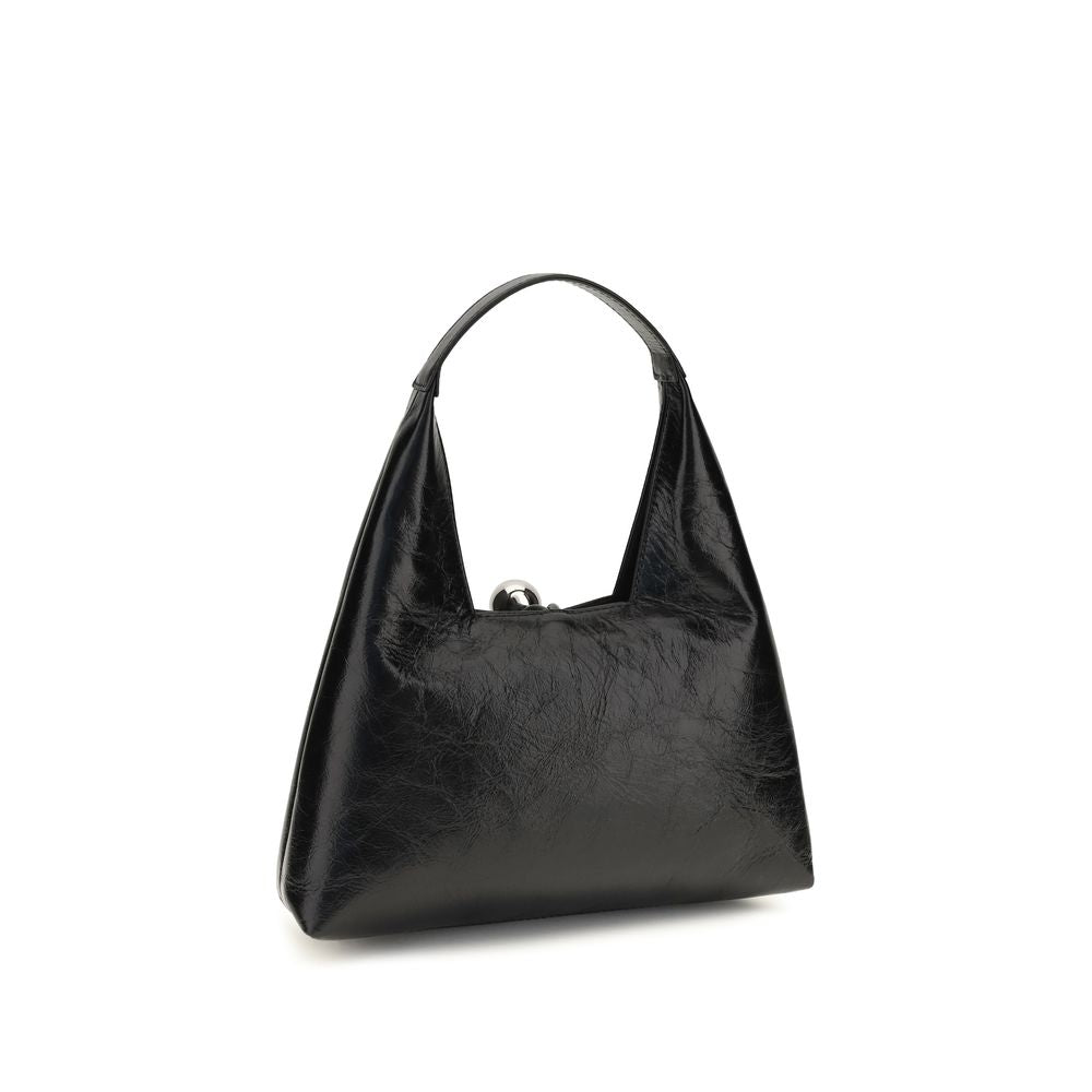 Black Calf Leather Bos Taurus Shoulder Bag