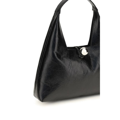 Black Calf Leather Bos Taurus Shoulder Bag