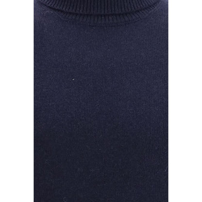 Blue Cashmere Turtleneck