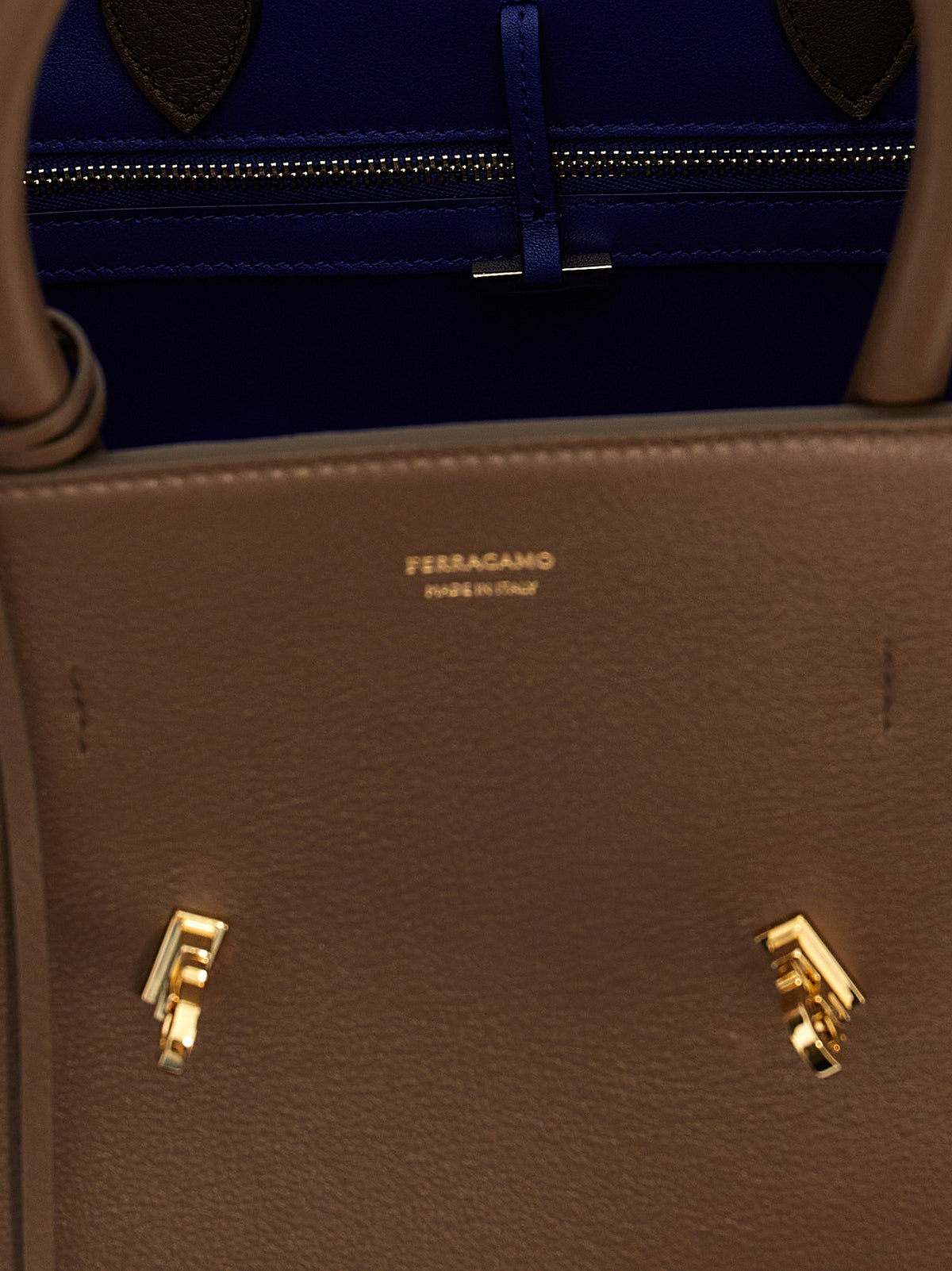 Brown Calfskin Handbag