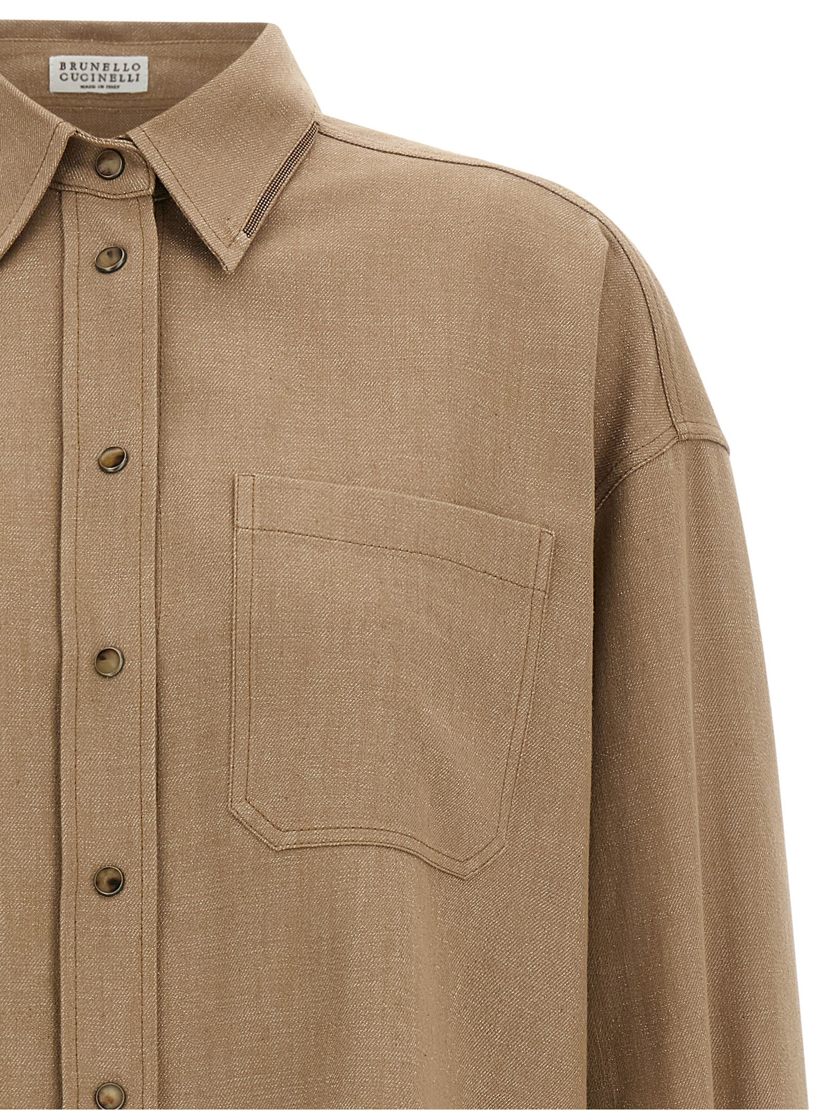 Beige Cotton Blouse
