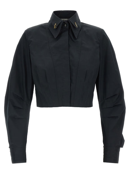 Black Cotton Blouse