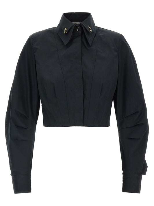 Black Cotton Blouse
